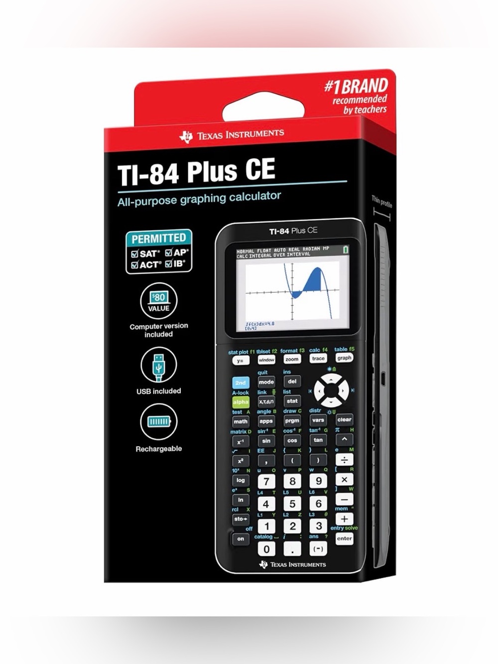 TI-84 Plus CE Color Graphing Calculator (NEW) - Picture 3 of 10